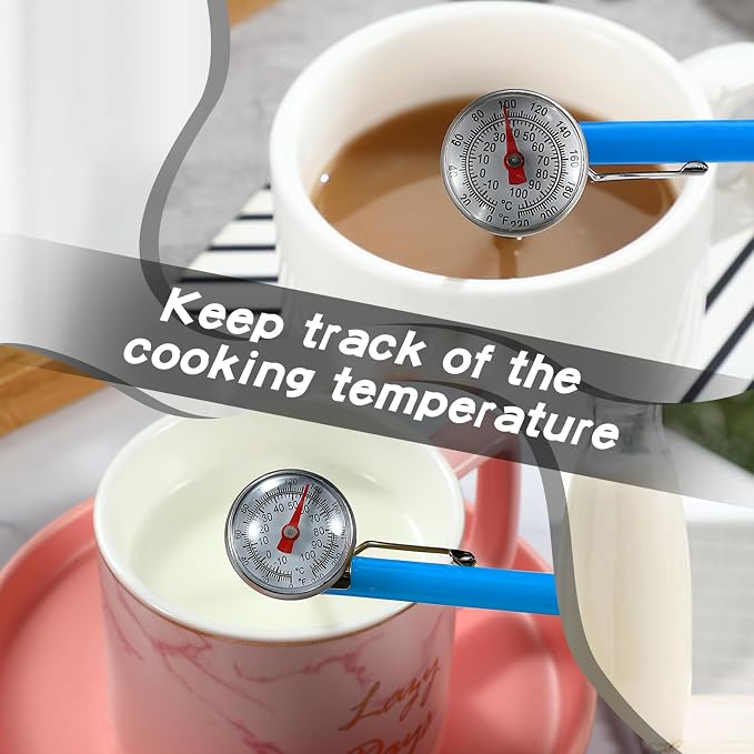 Xuhal 6 Pcs Stainless Steel Kitchen Thermometer - Image 4