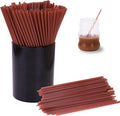 250 Pcs Brown Coffee Stirrers Set by HeXueLy