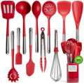 Larder & Vine 12-Piece Silicone Kitchen Cooking Utensils Set by LarderVine