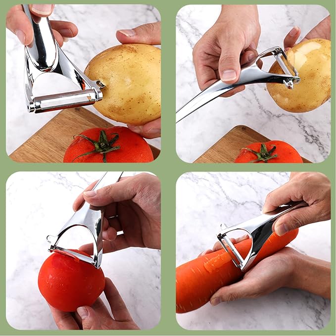 Vegetable Peeler Fruit Apple Potatoes Carrot Veggie Stainless Steel Peelers - Image 4