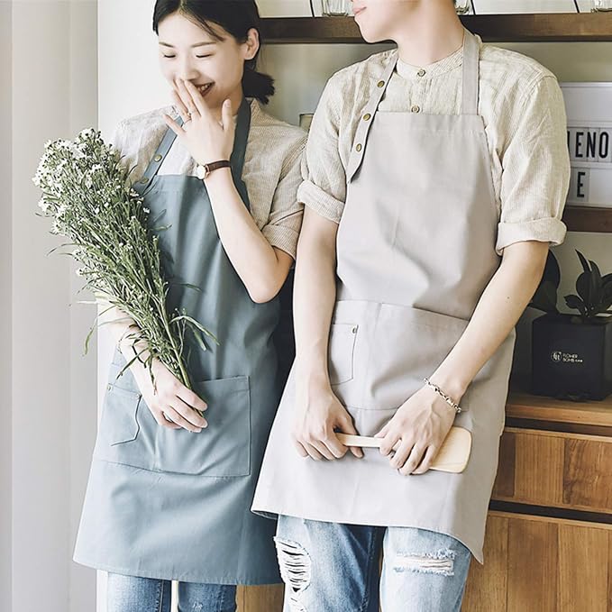 Art Aprons for Painting Pottery Ceramics, Mens Women Kitchen Cooking Aprons - Image 8