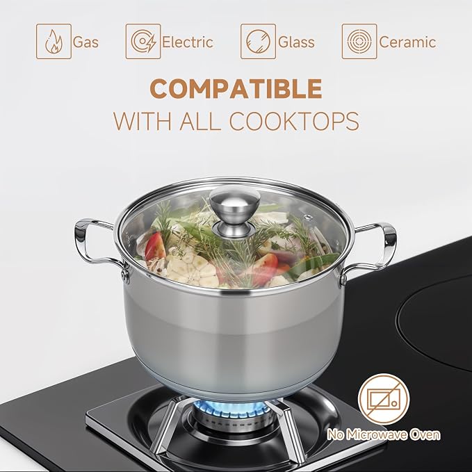 Ohtomber Stainless Steel Stock Pot - Image 5