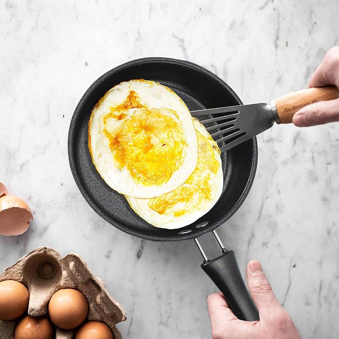 Mini Nonstick Egg & Omelet Pan – 4.7” Single Serve Frying Pan/Skillet, Diamond - Image 9