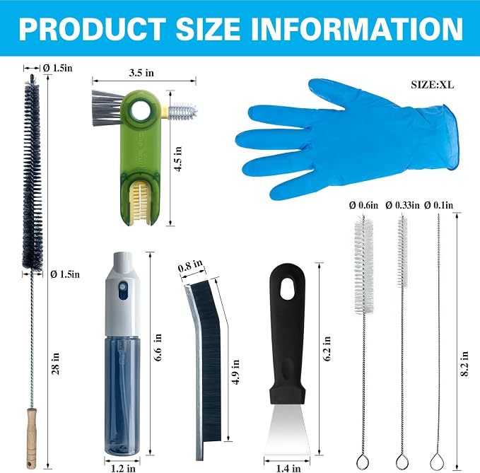 12Pcs Home Crevice Cleaning Brush Set - Image 7