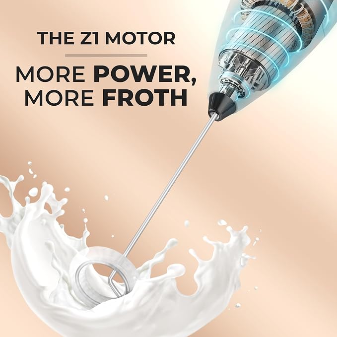 Zulay Kitchen Powerful Milk Frother Wand - Image 4
