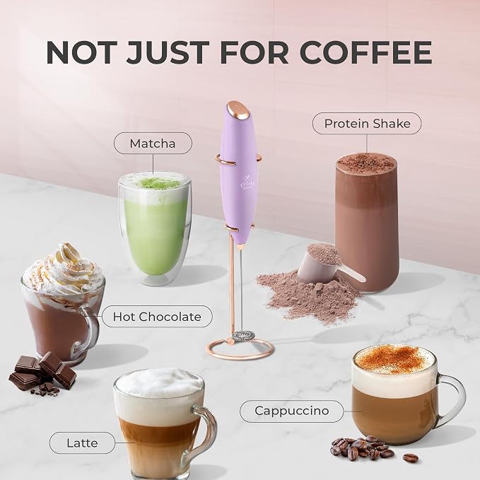 Zulay Kitchen Powerful Milk Frother Wand - Image 3