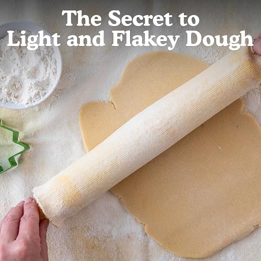 Regency Wraps Natural Pastry Cloth & Rolling Pin Cover Set, 100% Cotton Cloth & - Image 5