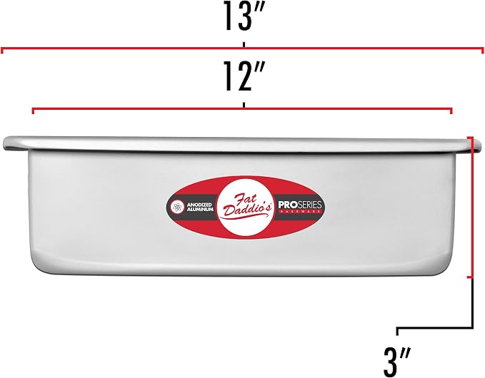 Fat Daddio's POB-12163 Anodized Aluminum Sheet Cake Pan - Image 3
