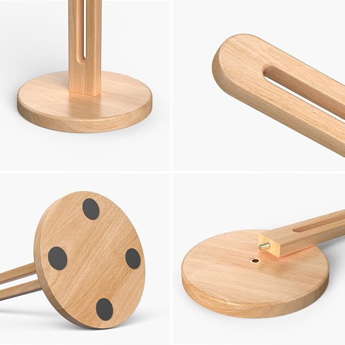 Wooden Paper Towel Holder Stand - Image 4
