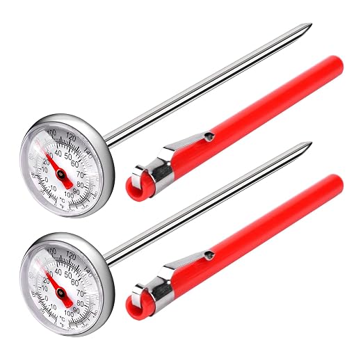 2 PCS Meat Thermometer for Grilling, Food Thermometer for Cooking, Meat by Hawgiman