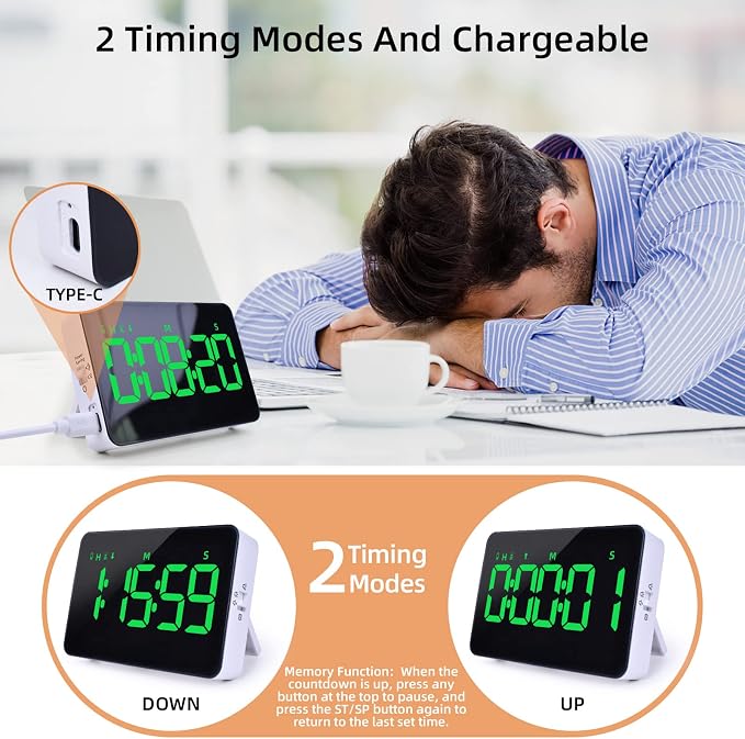 Rechargeable Digital Kitchen Timer - Image 2