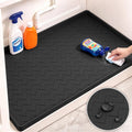 TigeJoy Under Sink Mats for Kitchen Waterproof 25" x 22", Cabinet
