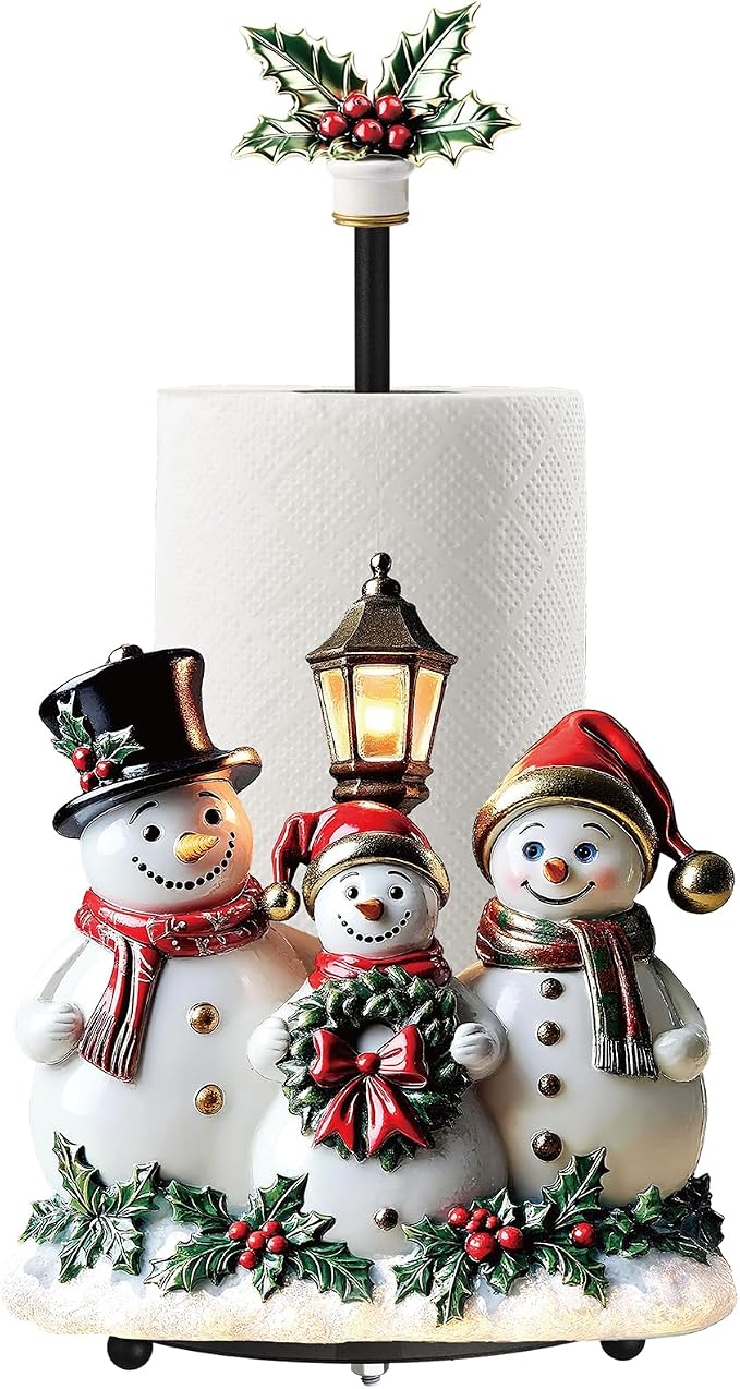 Thyle Winter Snowman Paper Towel Holder by Thyle