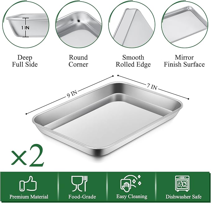 P&P CHEF 9 Inch Toaster Oven Pan - Image 2