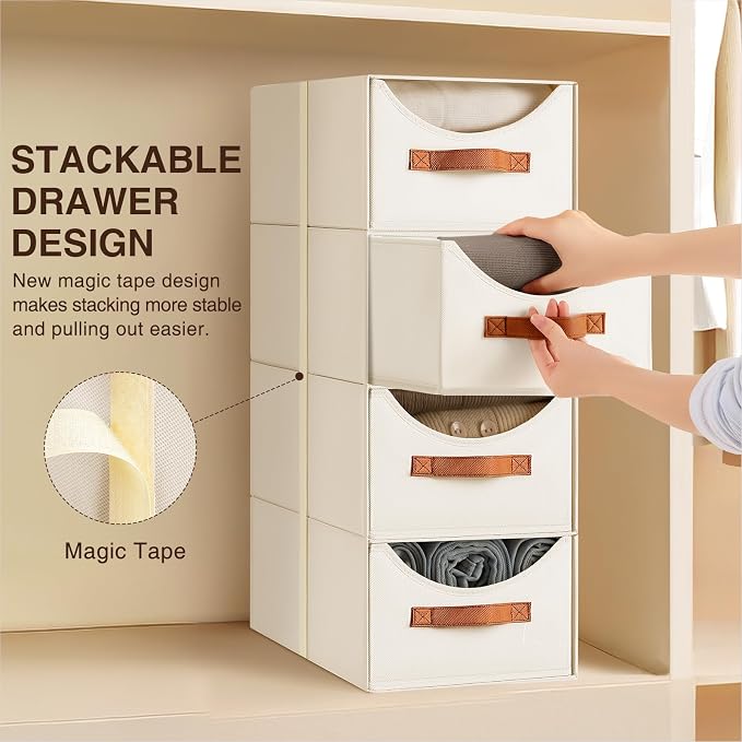 Homsorout Stackable Storage Drawers - Image 4