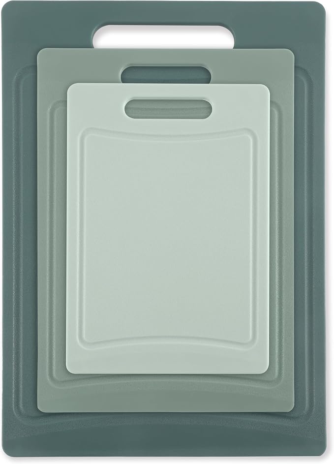 COOK WITH COLOR Non-Slip Cutting Board Set – Kitchen Essentials with Easy Grip - Image 7