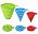 Kitchen Funnel Set 3 Pack, Large, Medium, and Small, Food Grade
