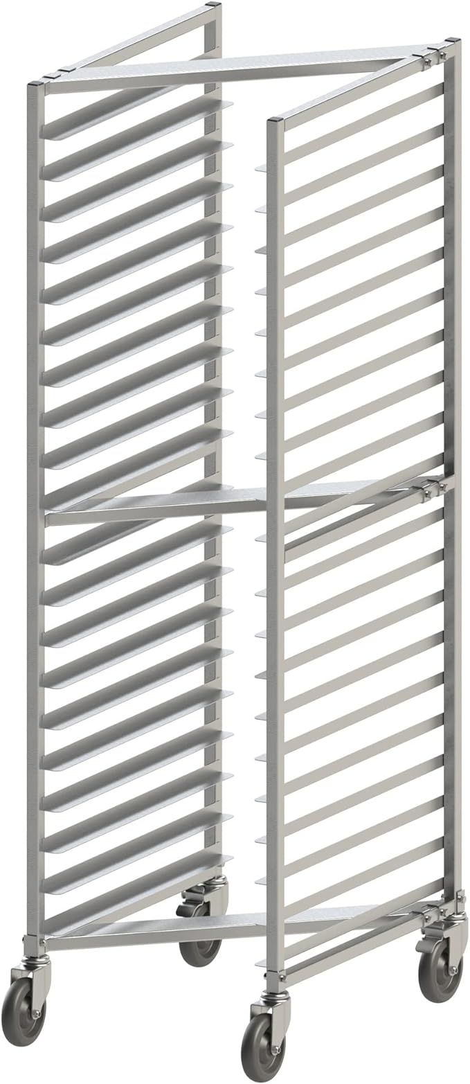 Winco Aluminum Sheet Pan/Bun Rack, Nesting Style, 20 Tier by Winco