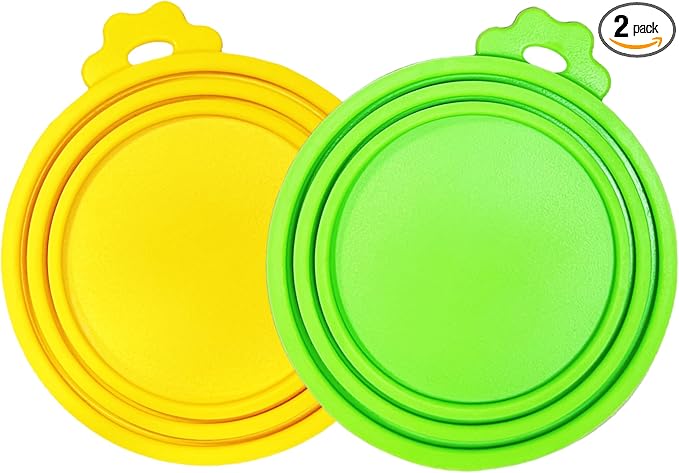 MoPawKT- Silicone Cat/Dog Food Can Covers Lids, Universal 3 Sizes Fit by MoPawKT