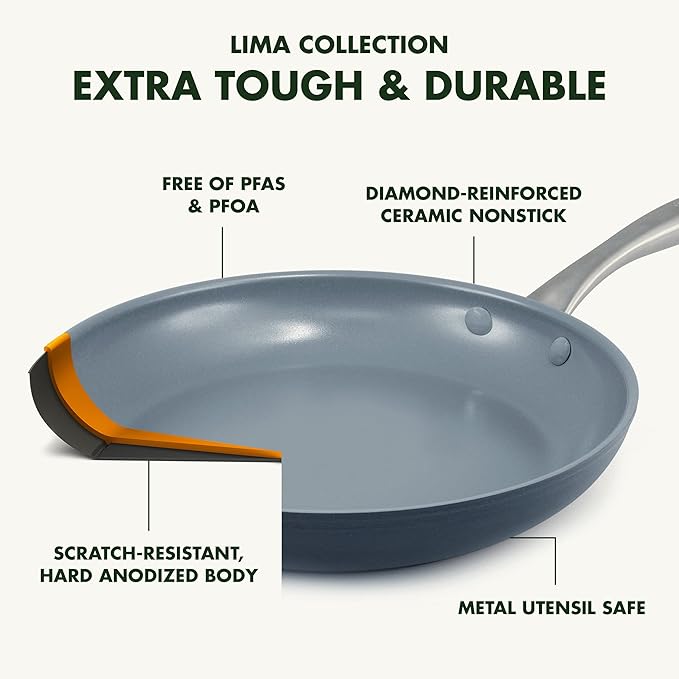 GreenPan Lima Hard Anodized 5QT Stock Pot - Image 3