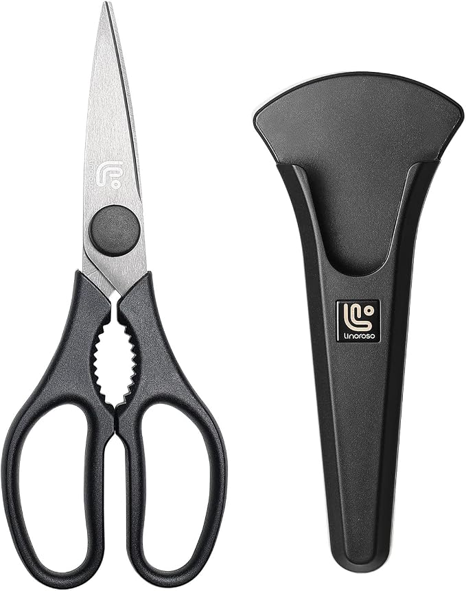 Linoroso Kitchen Shears Heavy Duty Kitchen Scissors by Linoroso