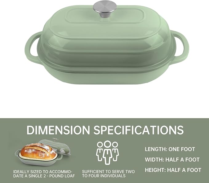 Premium Enameled Cast Iron Dutch Oven - Image 3
