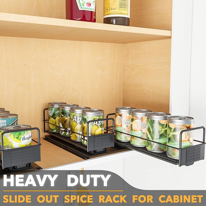 SpaceAid Pull Out Spice Rack Organizer - Image 3