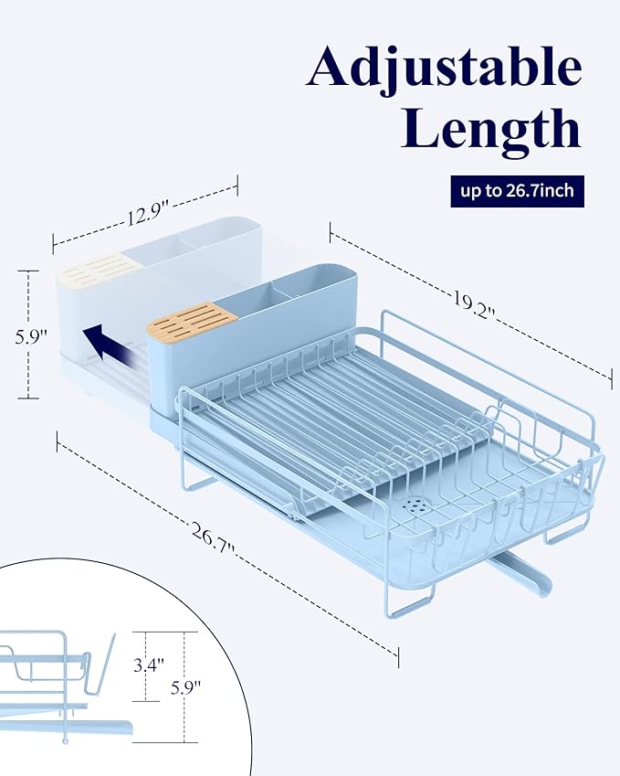 Kitsure Large Dish Drying Rack - Image 2