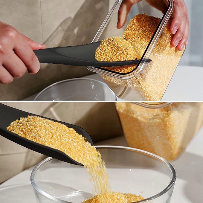 Cooking Spoon for Nonstick Cookwares, VOVOLY Silicone Spoon for Mixing - Image 5