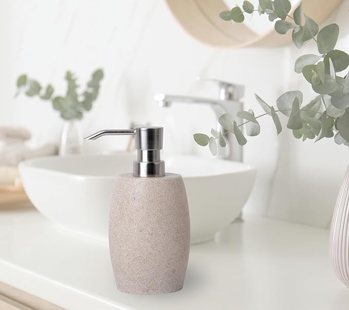 Clasin Home Sandstone Textured Resin Soap Dispenser - Image 7