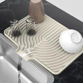 Silicone Drying Mat for Kitchen Counter, Dish Drying Rack Matt by JOOKKI