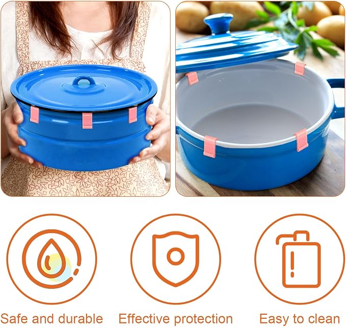 12pcs Dutch Oven Lid Protector Clips, Cookware Protectors Dutch Oven Pot Clips - Image 6