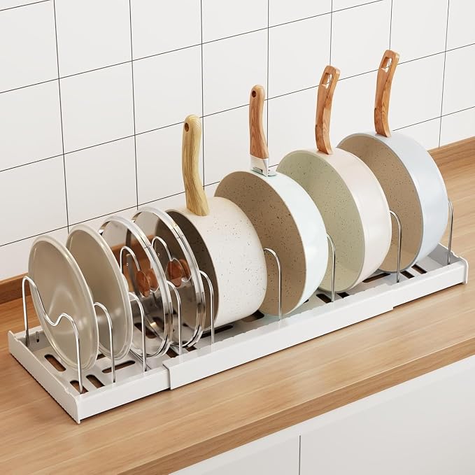 Mustorn Pots and Pans Organizer Under Cabinet by MUSTORN