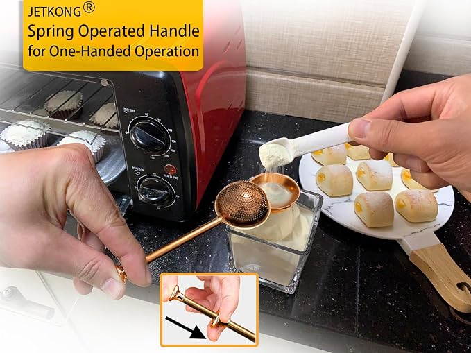 JETKONG Baker's Dusting Wand for Sugar, Flour and Spices, Stainless Steel - Image 4