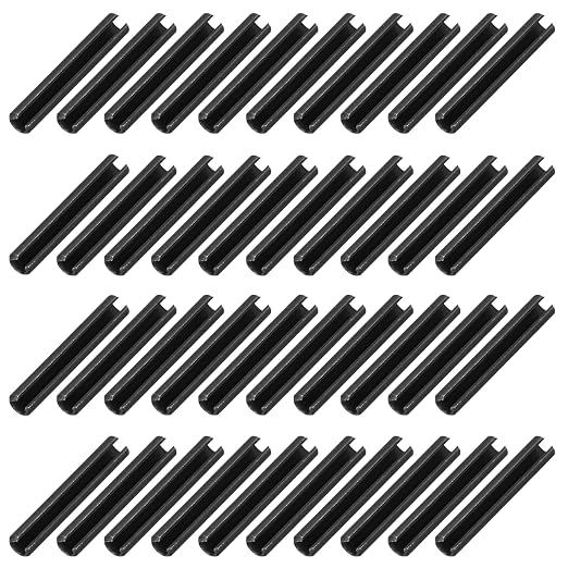 MECCANIXITY 120Pcs Slotted Split Roll Pins 3/25 Inch Dia. 4/5 Inch Length 65Mn by MECCANIXITY
