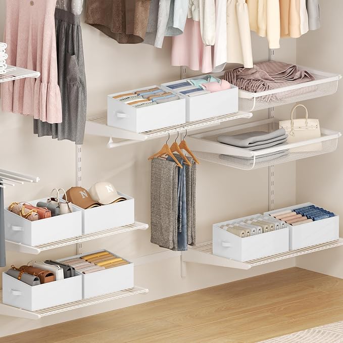 DIMJ Closet Storage Bins 8 Pack - Image 5
