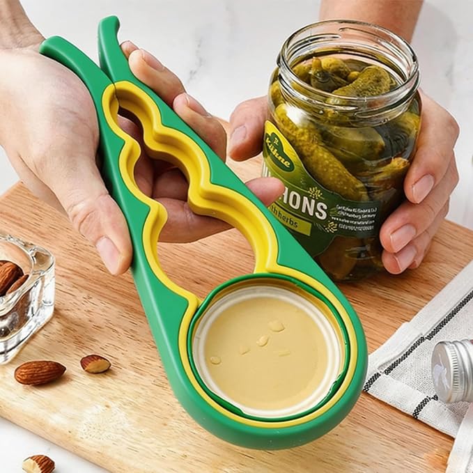 Jar Opener for Seniors with Arthritis, Jar Opener for Weak Hands, 5-in-1 Bottle - Image 4