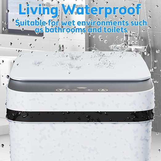 KOEYLE 2 Pack 2.2 Gallon Automatic Touchless Garbage Can, Small Motion Sensor - Image 4