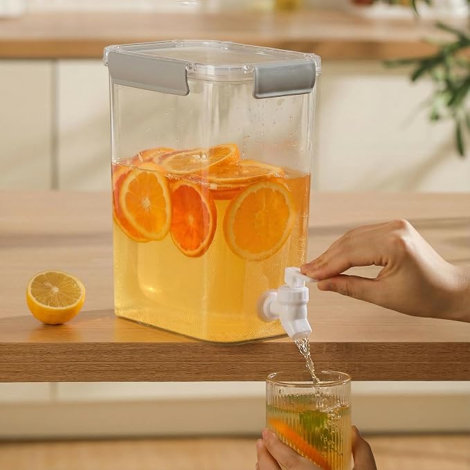 Elsjoy 1.2 Gallon Plastic Drink Dispenser - Image 9