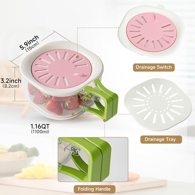 Fruit Vegetable Washing Bowl - Image 7
