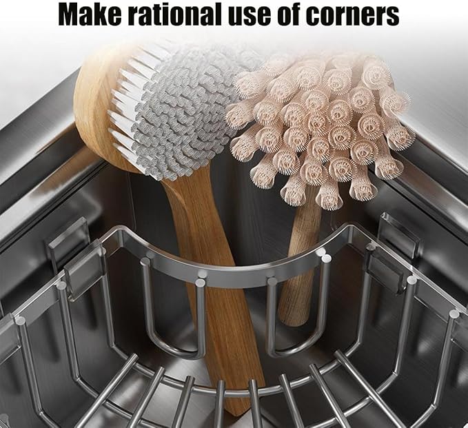 Corner Sink Organizer, Self-Adhesive Kitchen Storage Rack - Image 5