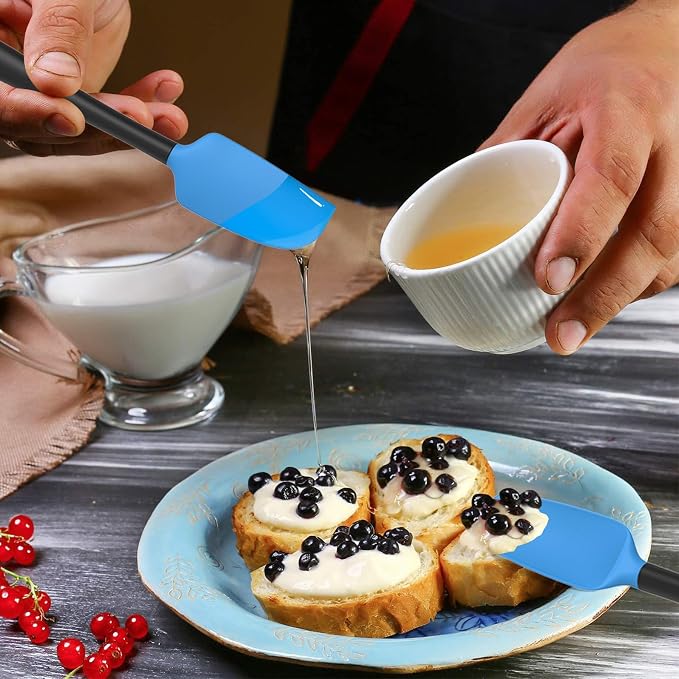 Coukre Silicone Spatula Set of 5, High Temperature Resistant, Food Grade - Image 5