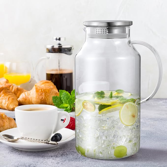 Bivvclaz 1 Gallon Glass Pitcher - Image 6