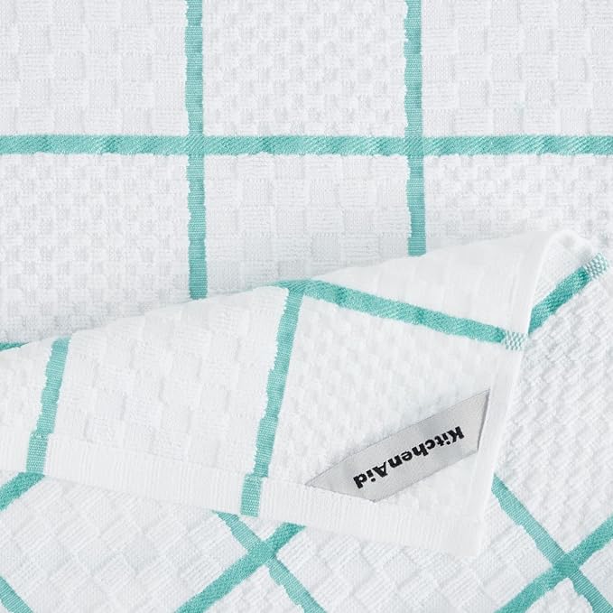 KITCHENAID Quilted Cotton Terry Cloth Oven Mitt, Pot Holder, Kitchen Towel - Image 9
