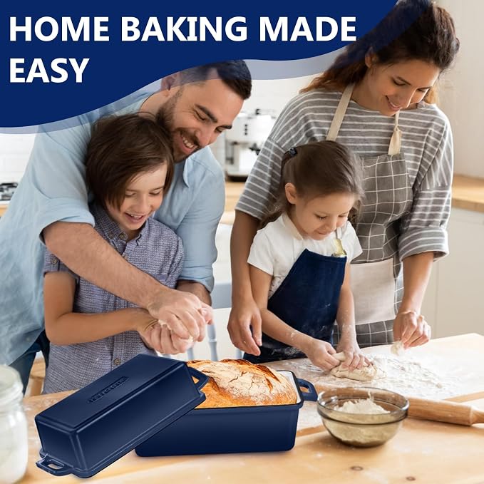 Wildone 2 in 1 Enameled Cast Iron Bread Pan - Image 8
