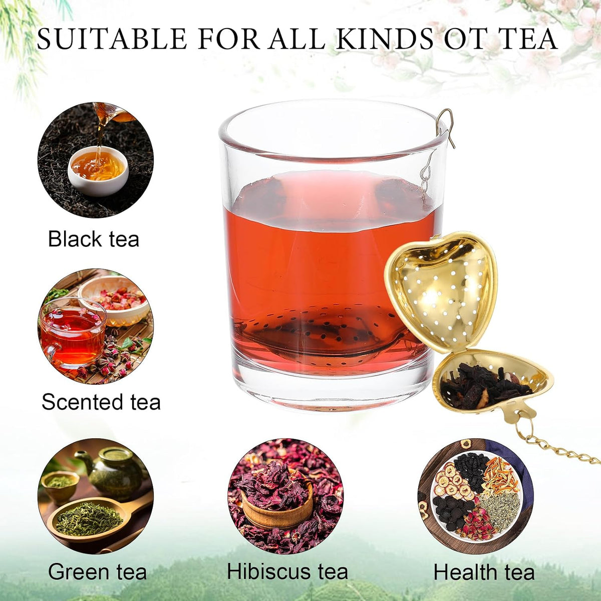 30 Pcs Stainless Steel Tea Strainer Ball Infuser Loose Leaf Steeper