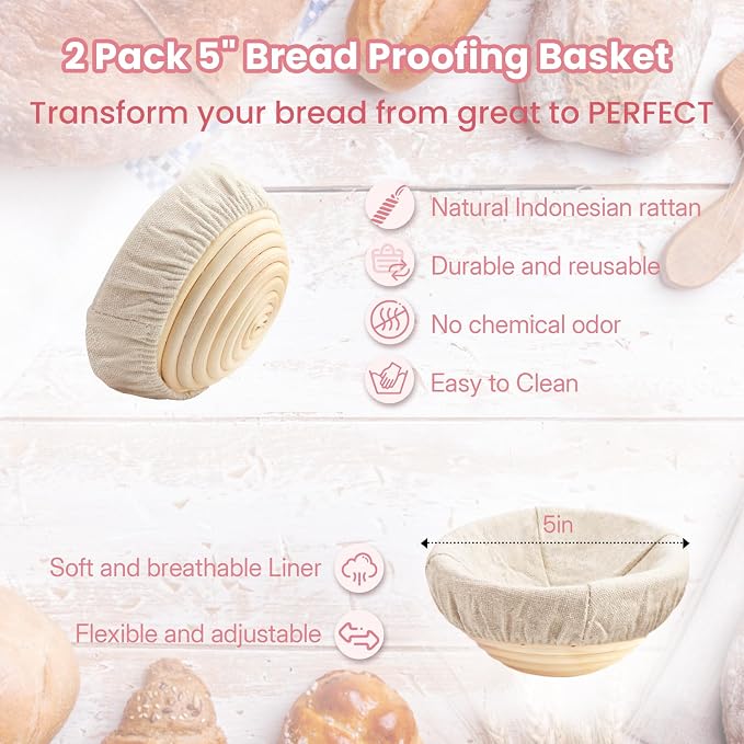 YONILL Mini Double Dutch Oven for Sourdough Bread Baking - Image 5