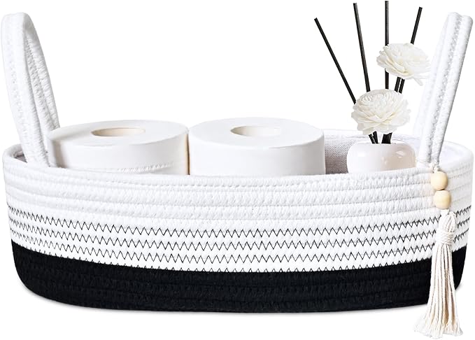 ABenkle Small Storage Basket for Toilet Tank Top by ABenkle
