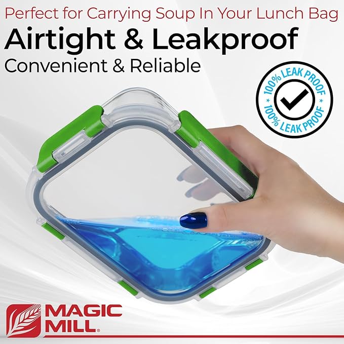Magic Mill Premium Borosilicate Glass Food Storage Containers - Image 5