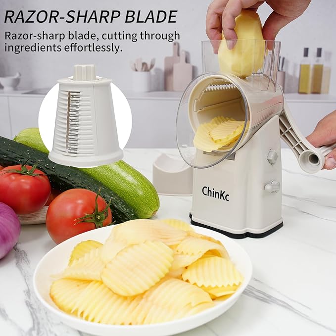 Upgrade Rotary Cheese Grater Shredder - Image 7